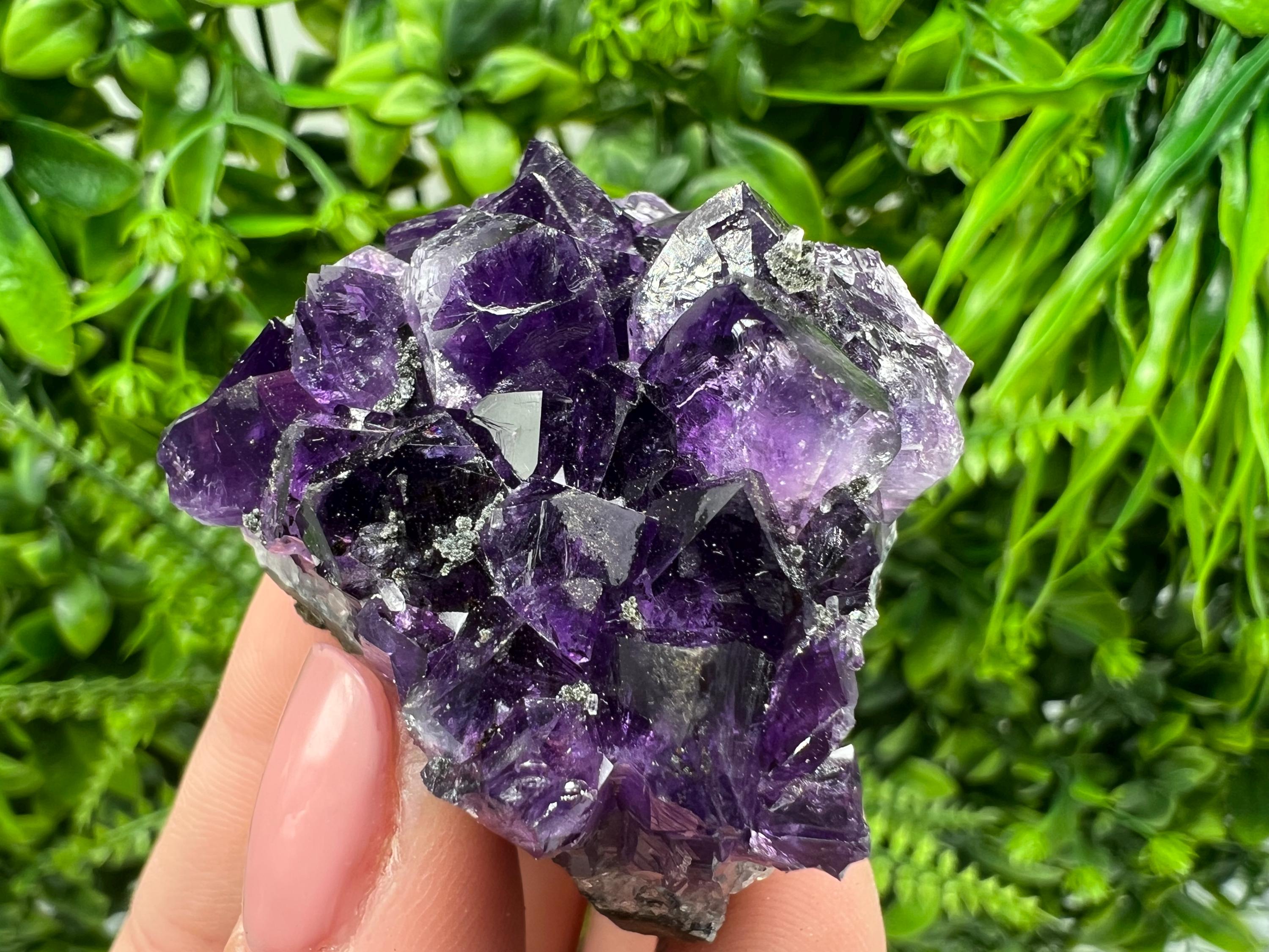 Uruguay Amethyst Crystal: Purple Quartz Home Decor, Energy Stone