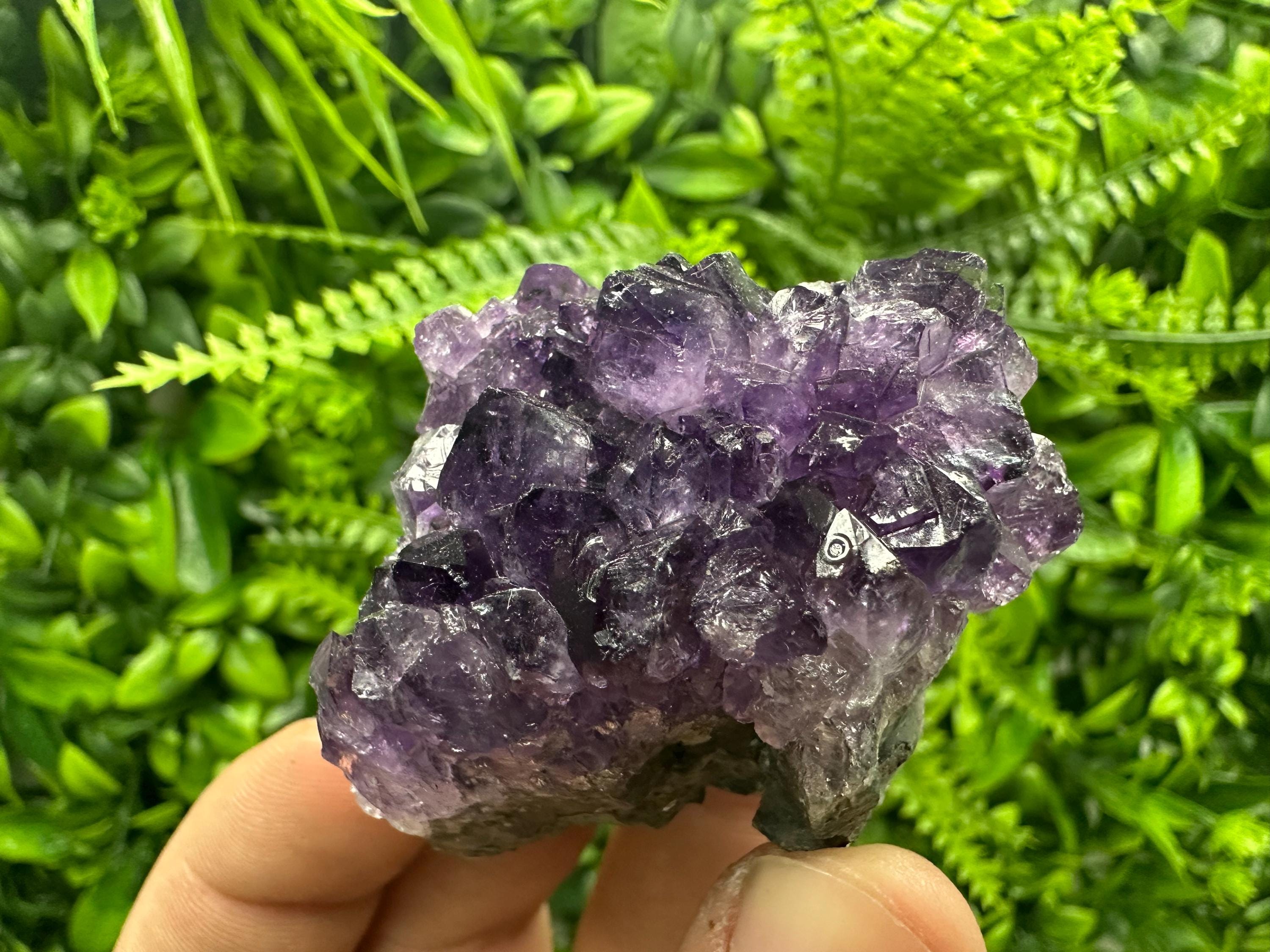 Uruguayan Amethyst Cluster, Purple Quartz Crystal, Home Decor