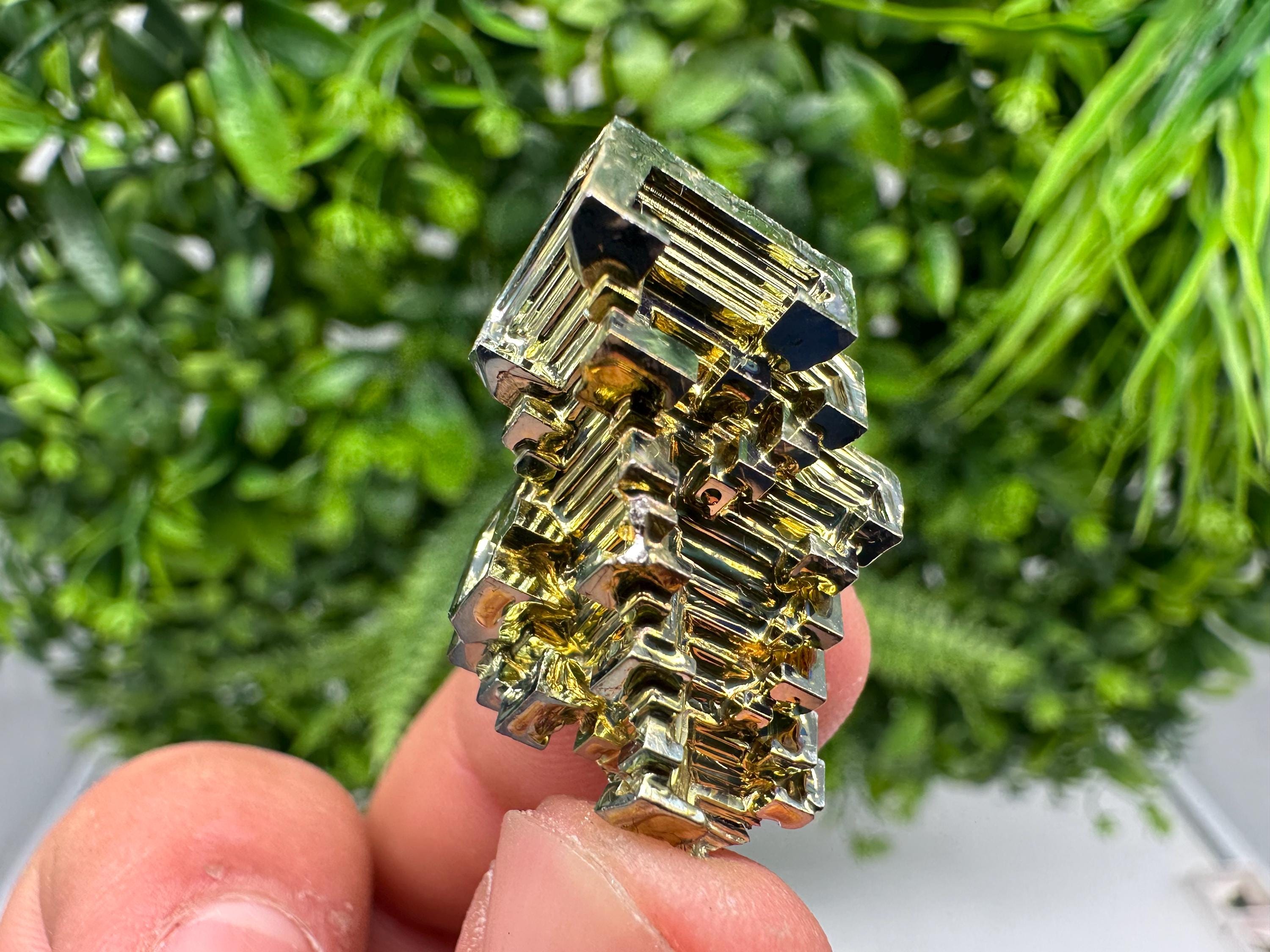 Rainbow Bismuth Crystal: Rare Gemstone Specimen,wholesale Bismuth