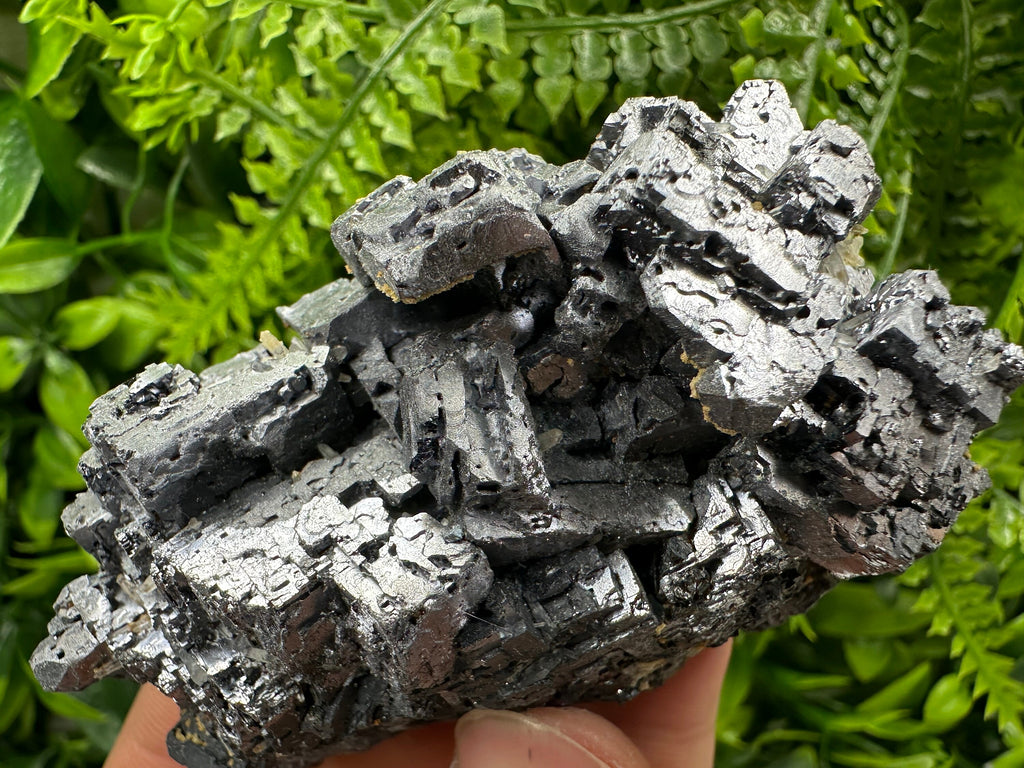 Skeleton Galena Cluster, Rare Morphology Crystal, Bulgaria Mineral Souvenir