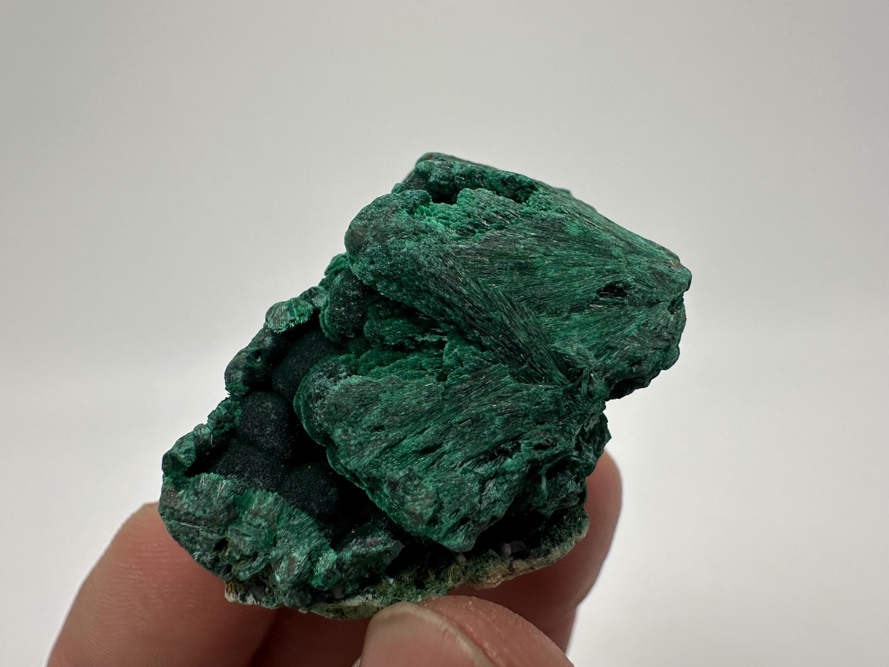 Green Polished Malachite Crystal, Congo Minerals, Chakra Stone