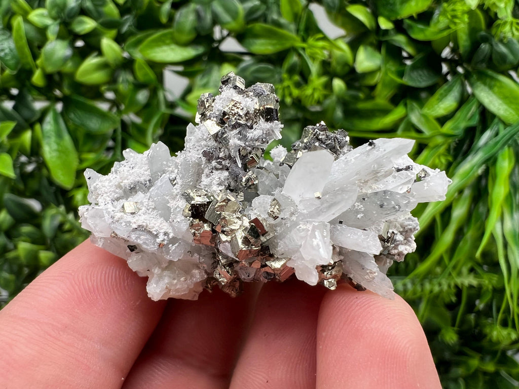 Stunning Pyrite on Quartz,Calcite from Borieva mine,Madan,Bulgaria,natural,collectible mineral specimen,home decor stone,collection crystal