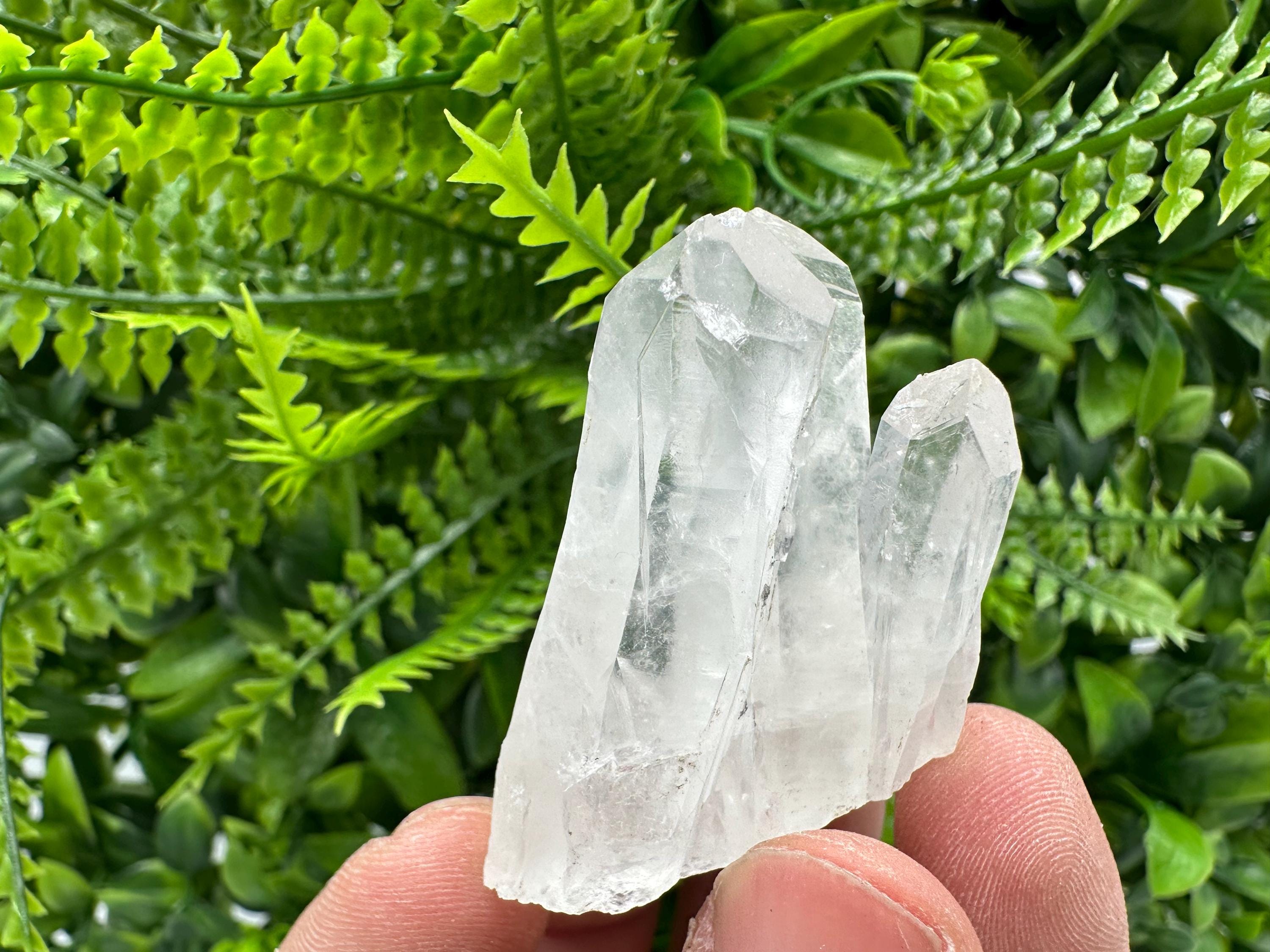 Transparent Quartz Crystal Cluster, Djurcovo Mine, Bulgaria, Rare Mineral Specimen