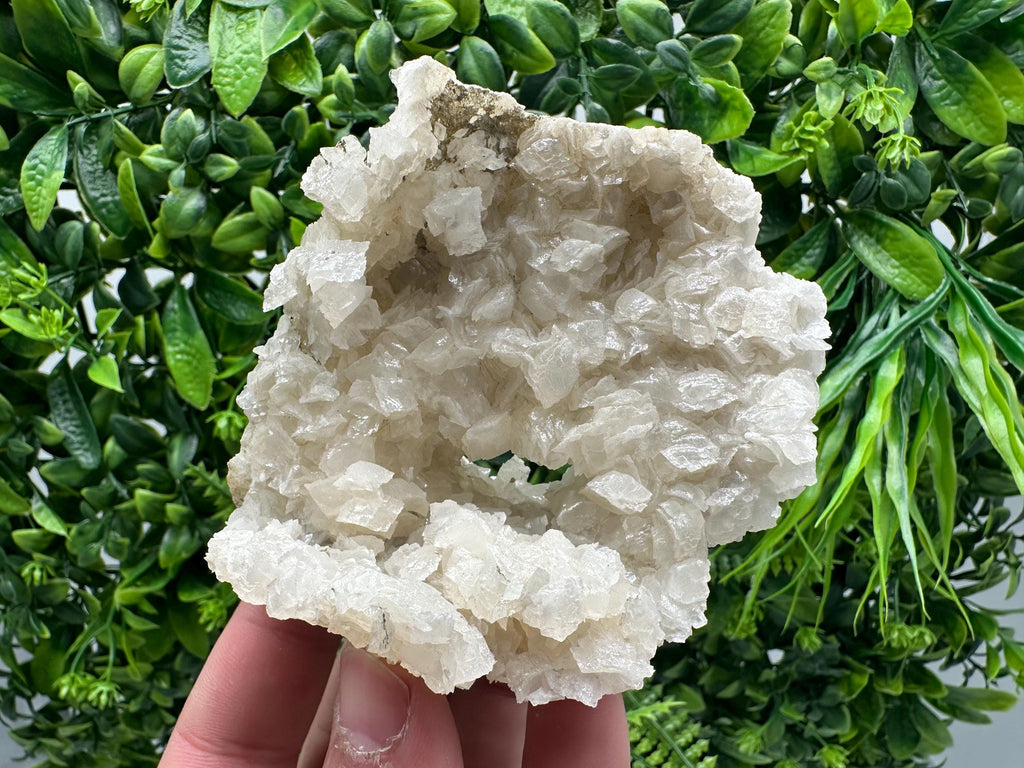 Fluorescent Mangano Calcite Specimen: Rhodopes Bulgaria Mineral Decor
