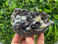 Sphalerite Cleiopfane on Quartz Mineral Specimen, Krushev Dol Mine, Bulgaria Home Decor Stone