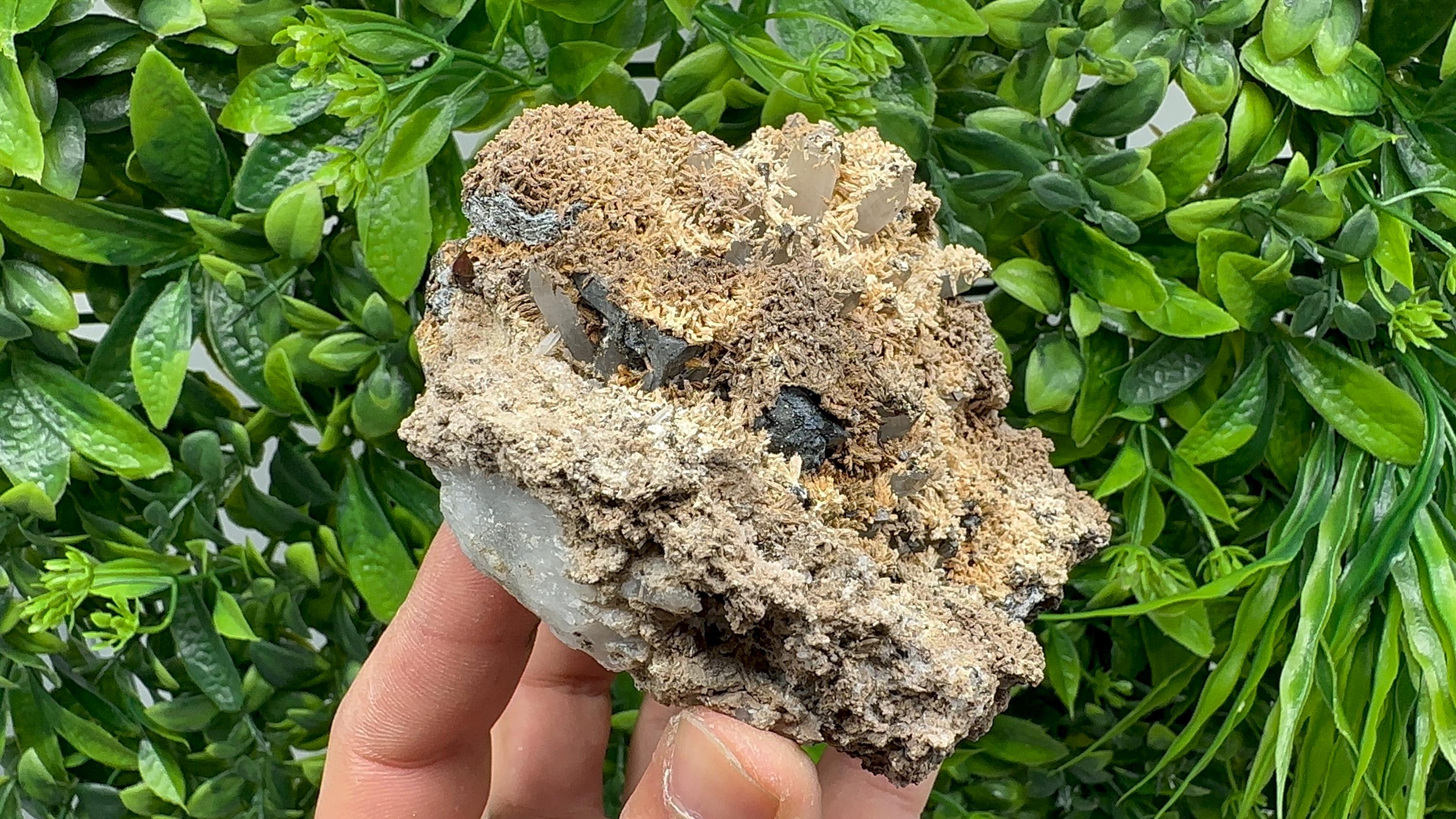 Wonderful and Rare Calcite on Matrix,from 9th September mine,Bulgaria,natural minerals souvenir,gift,home decor,collection Calcite cluster