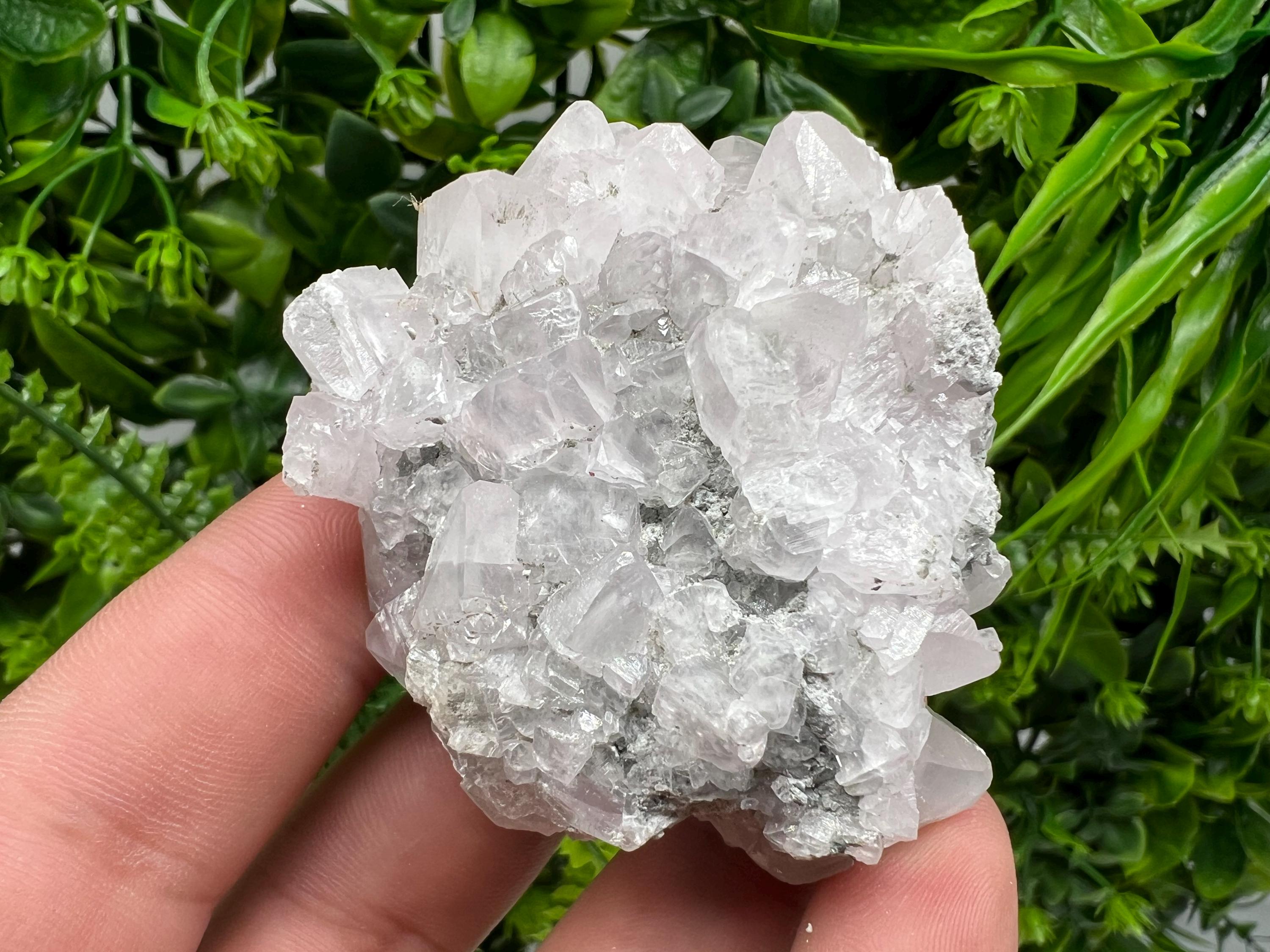 UV Reactive Mangano Calcite Crystal: Androvo Mine, Bulgaria