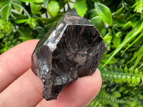 Botryoidal Black Hematite Specimen: Moroccan Crystal, Reiki Chakra Stone