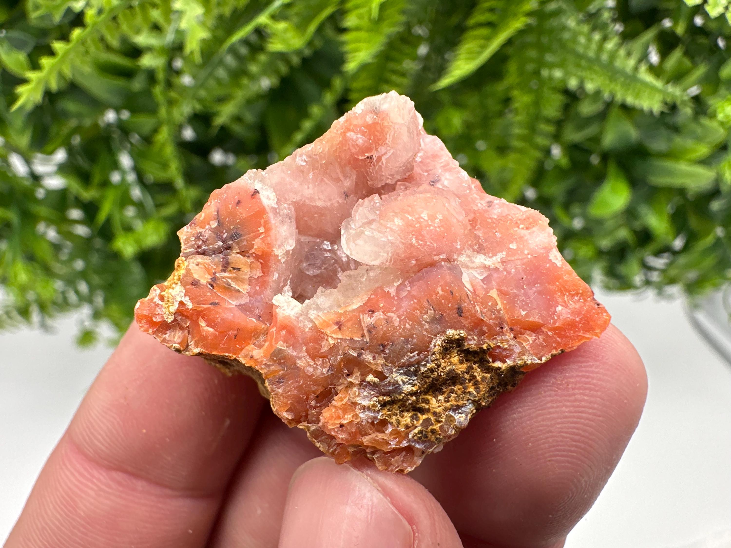 Moroccan Red Chalcedony Crystal, Mineral Specimen, Souvenir Gift