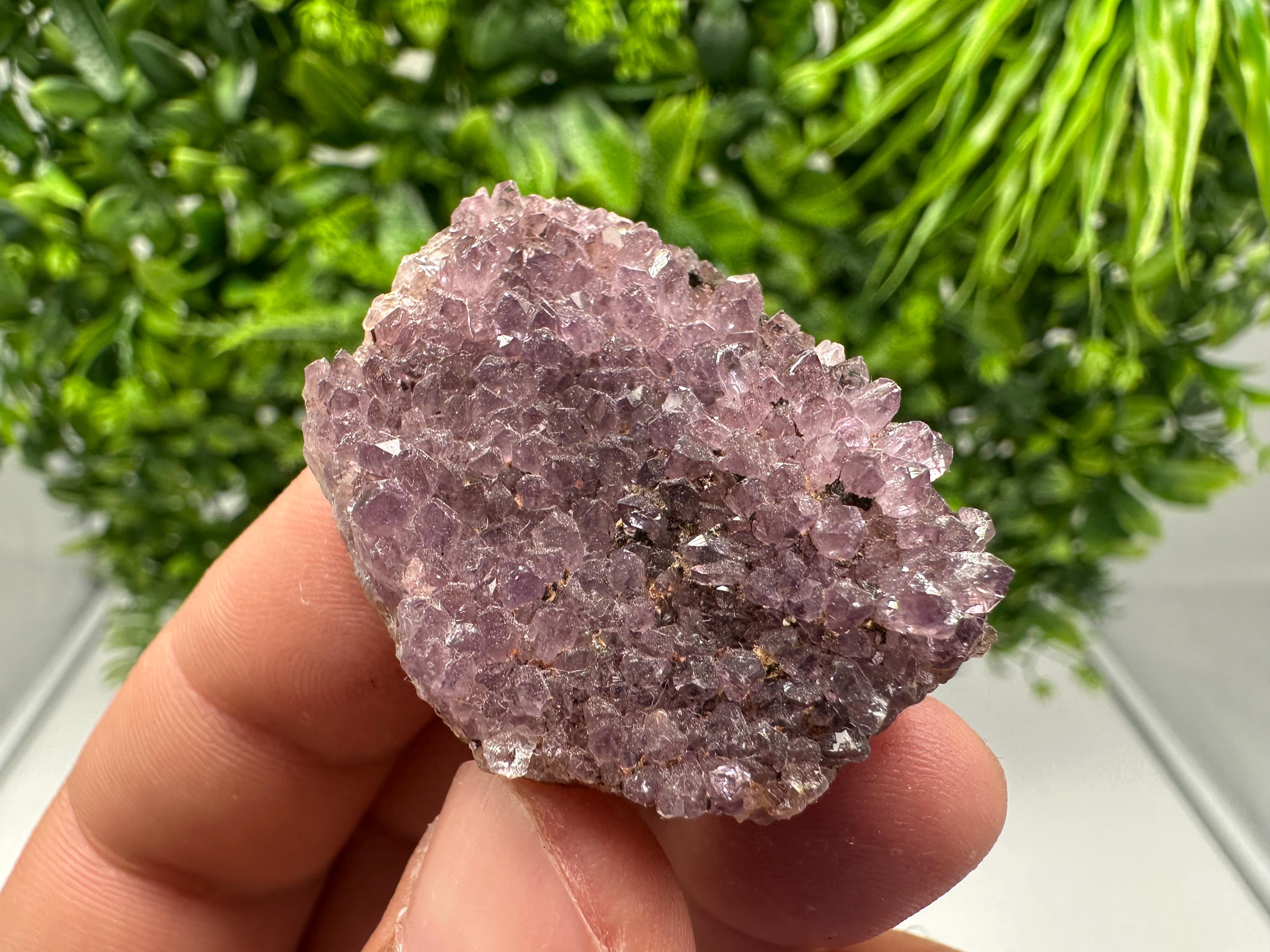 Alacam Amethyst Specimen: Natural Quartz Cluster, Turkish Mineral Decor