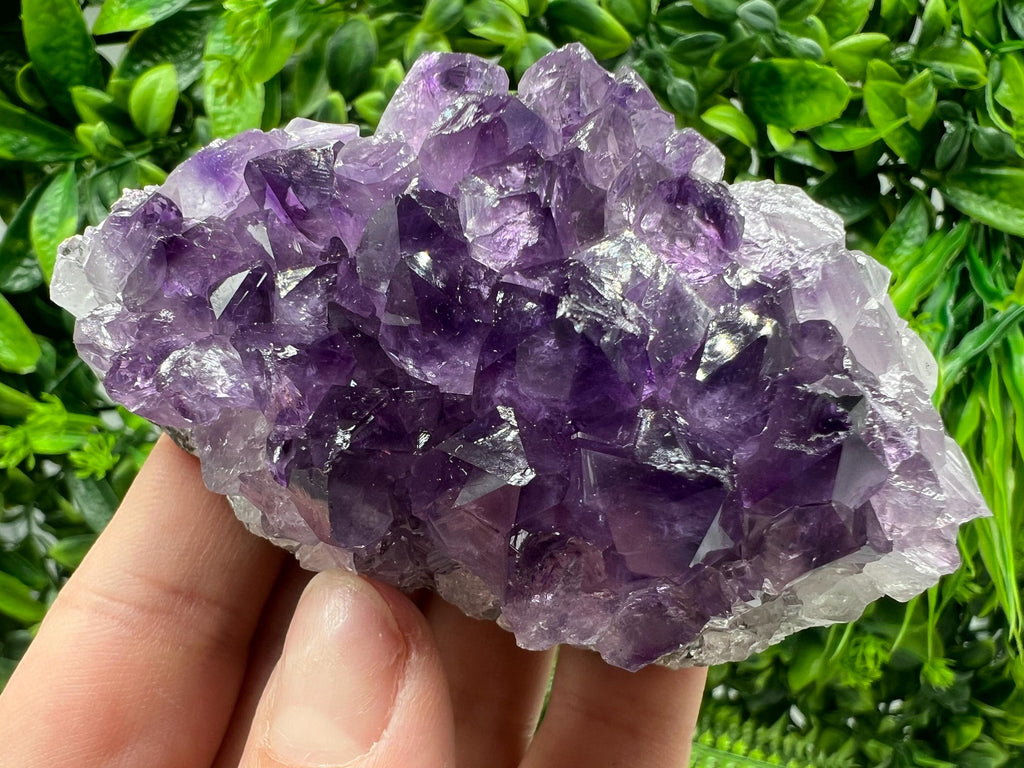 Uruguayan Amethyst Cluster, Purple Quartz Crystal, Home Decor