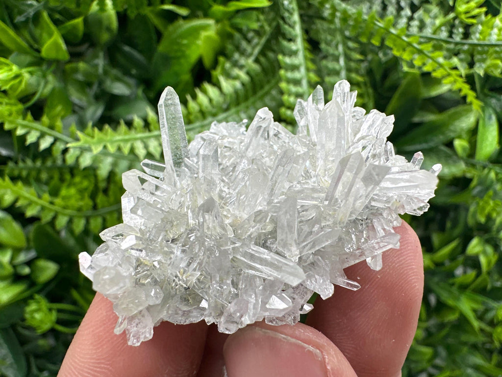 Transparent Quartz Cluster, Borieva Mine Mineral Specimen, Home Decor