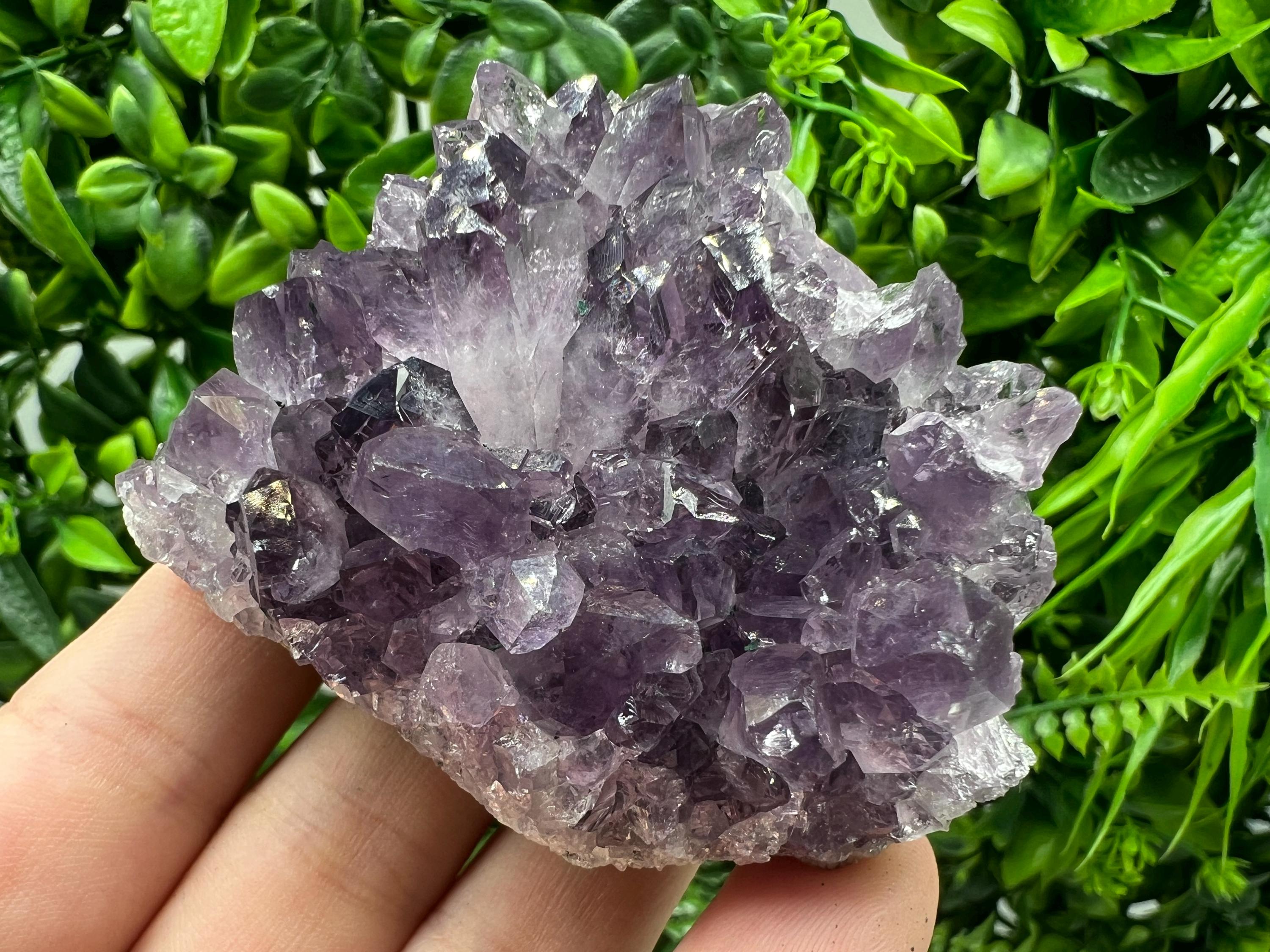 Uruguay Amethyst Crystal: Purple Quartz, Home Decor, Energy Stone