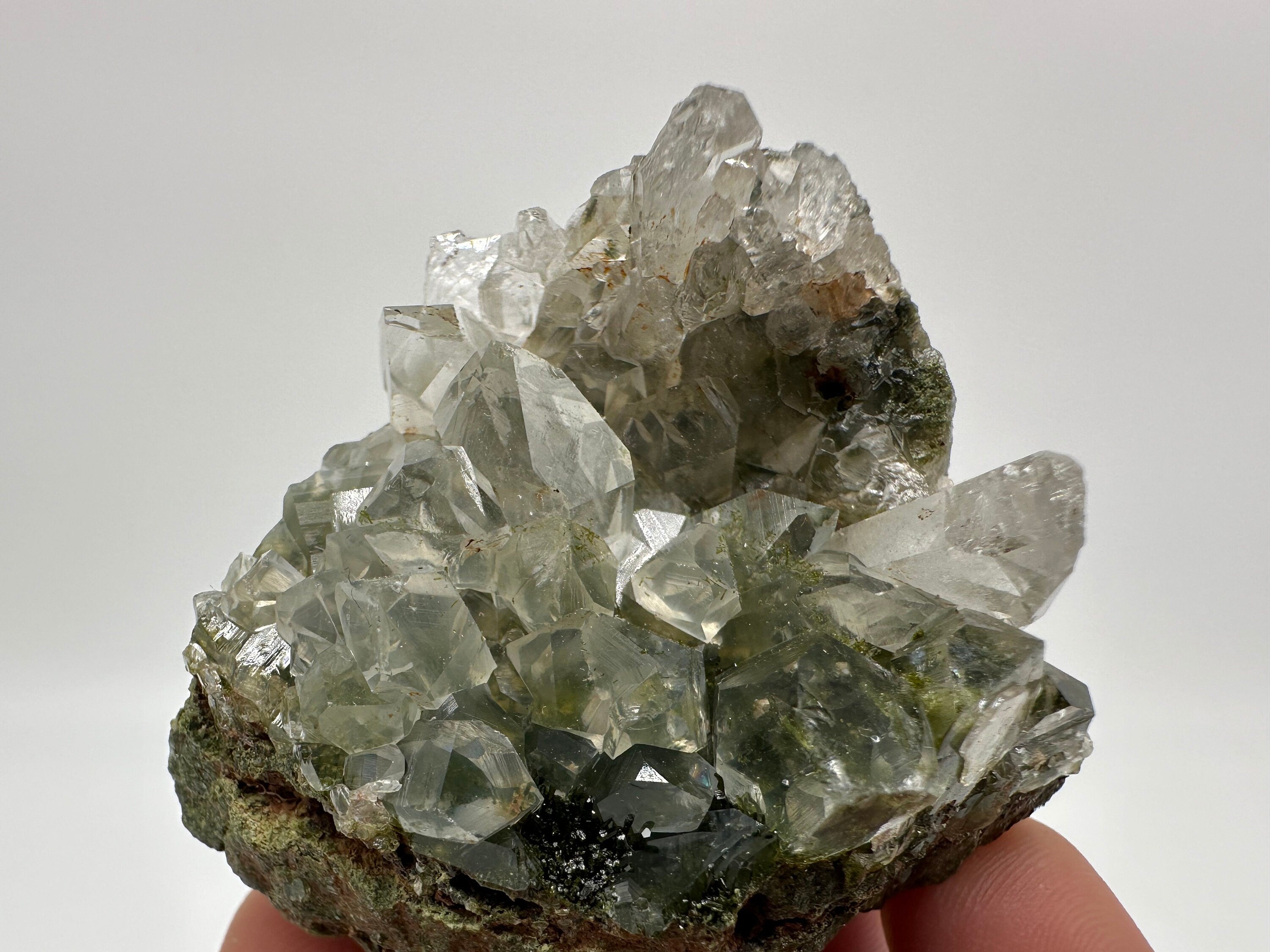 Rainbow Epidote with Quartz, Hakkari Turkey Mineral Specimen