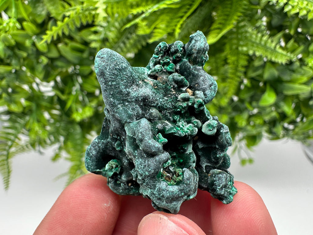Congo Malachite Crystal Specimen, Polished Green Stone