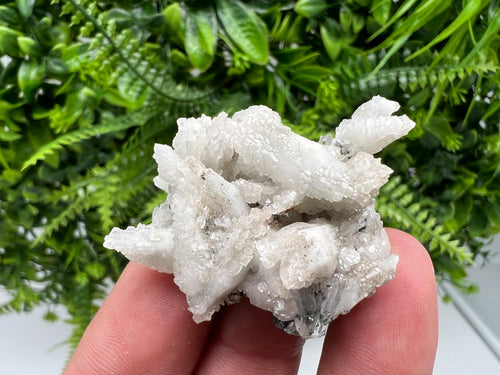 Calcite on Quartz Mineral Specimen, Borieva Mine, Bulgaria