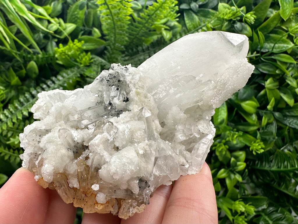 Quartz with Calcite Cluster, Borieva Mine Bulgaria, Home Decor Stone