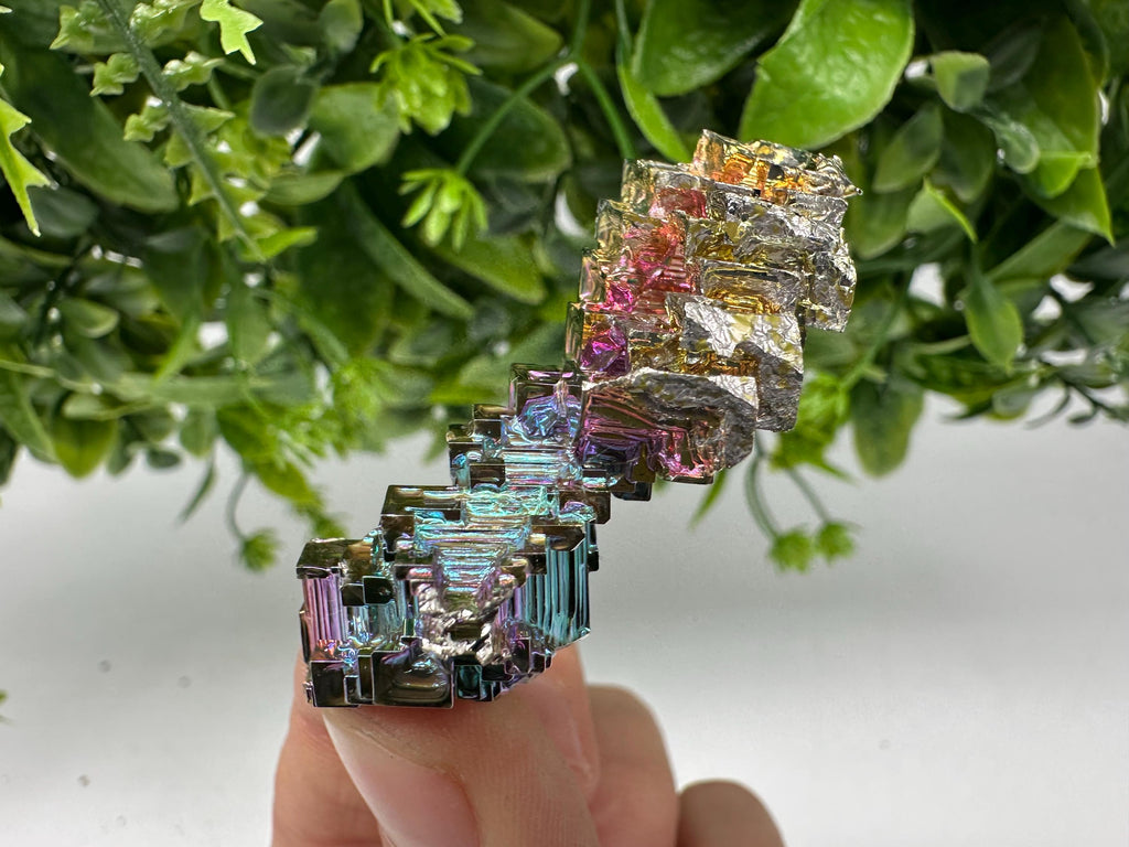Rainbow Bismuth Crystal: Rare Gemstone Specimen,wholesale Bismuth