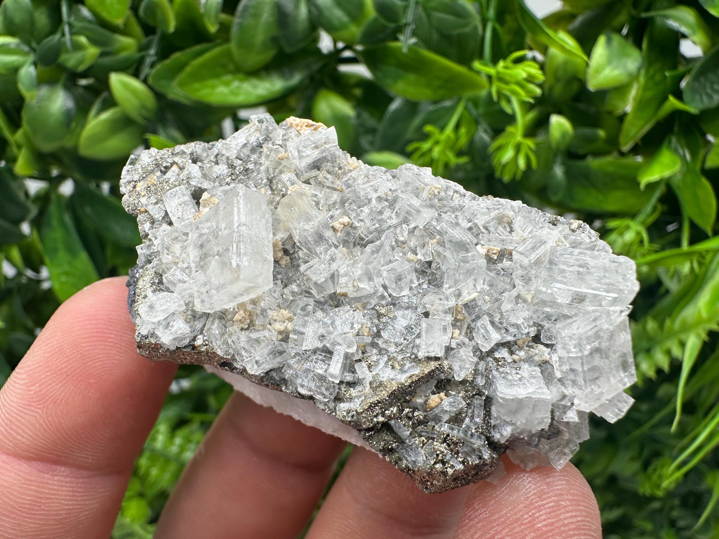 Large Barite Cluster with Marcasite on Chalcedony - Androvo Mine, Bulgaria