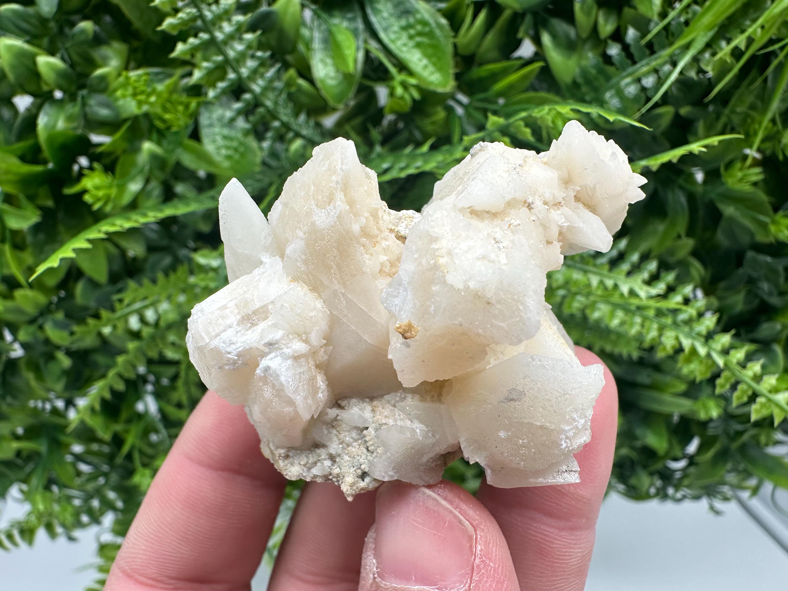 Calcite on Aragonite: Djurcovo Mine, Bulgaria Crystal