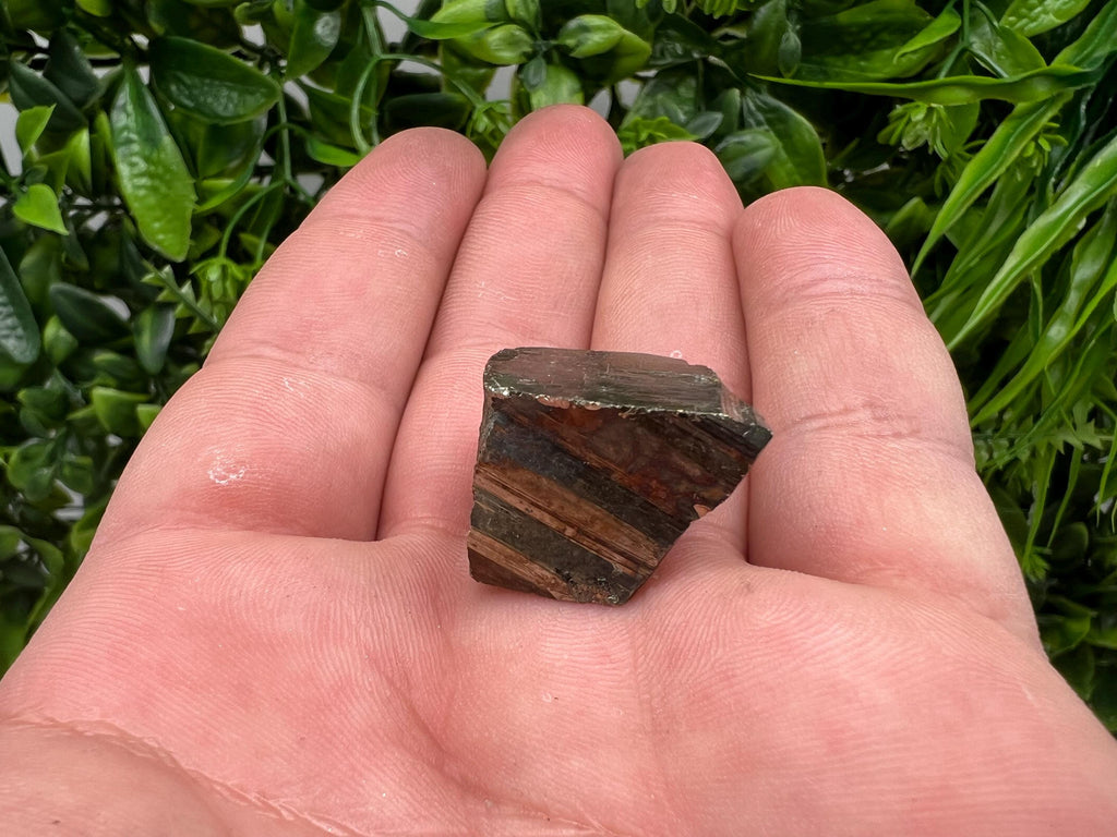 Mini Rainbow Pyrite Cluster, Borieva Mine, Bulgaria