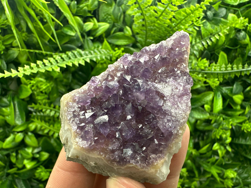 Purple Amethyst Crystal from Uruguay: Natural Home Decor (7/6/3)