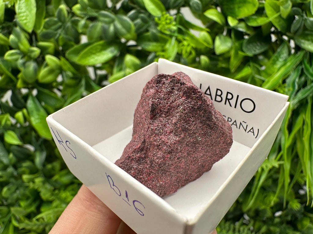 Red Cinnabar Crystal Specimen: Almaden Mines, Spain - Chakra Healing Stone