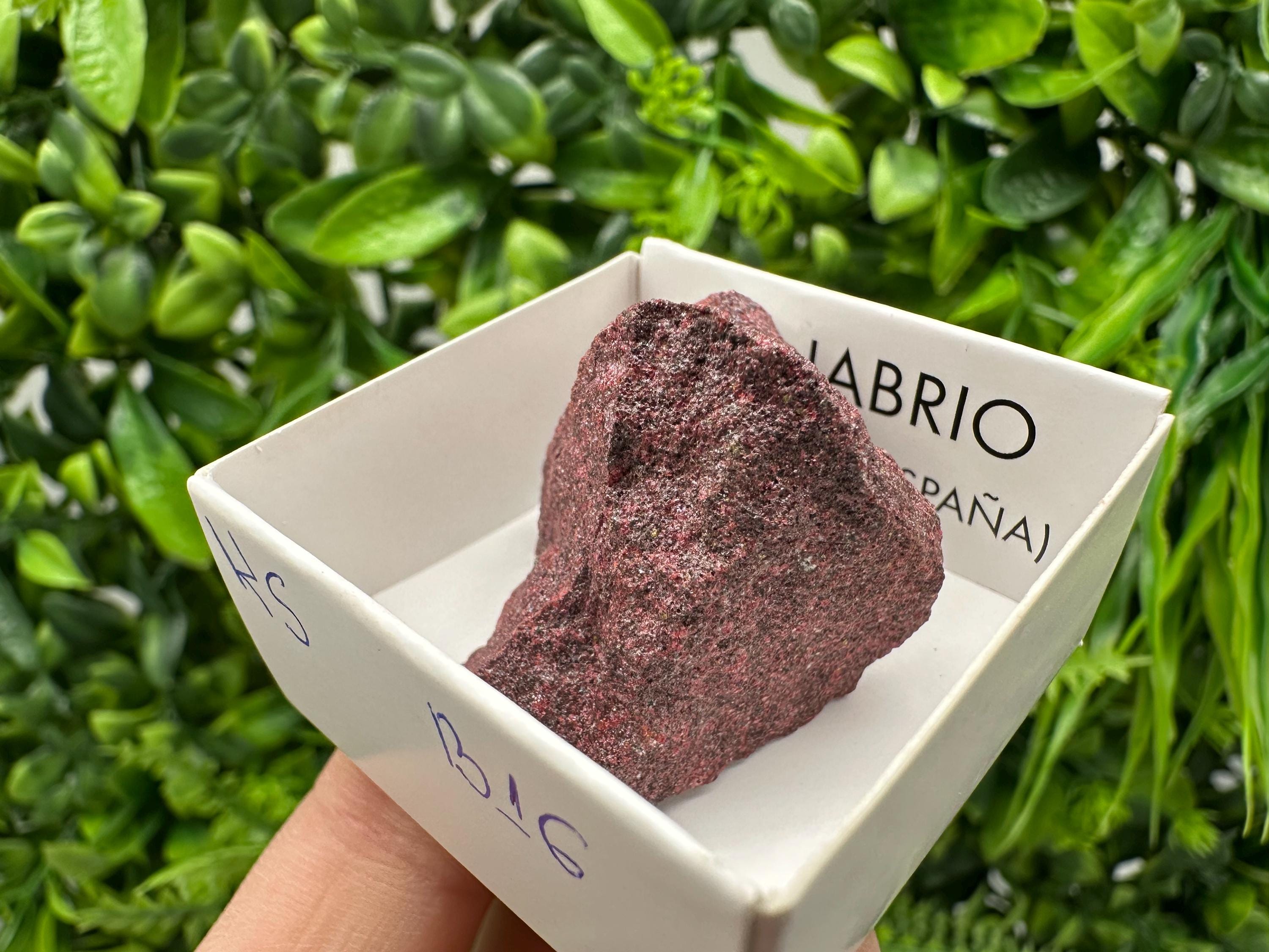 Red Cinnabar Crystal Specimen: Almaden Mines, Spain - Chakra Healing Stone