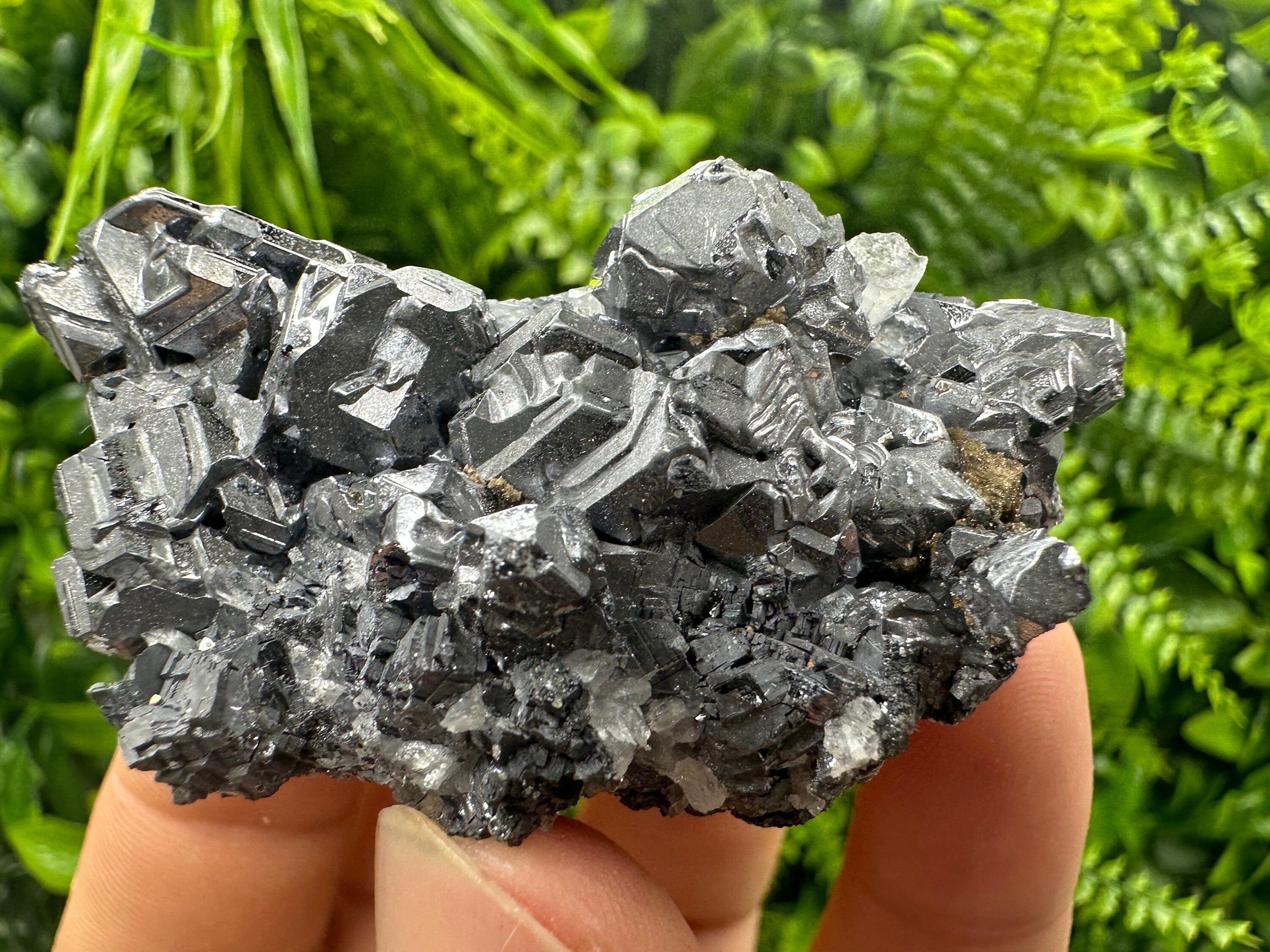 Galena Spinel Quartz Crystal: Natural Mineral Home Decor