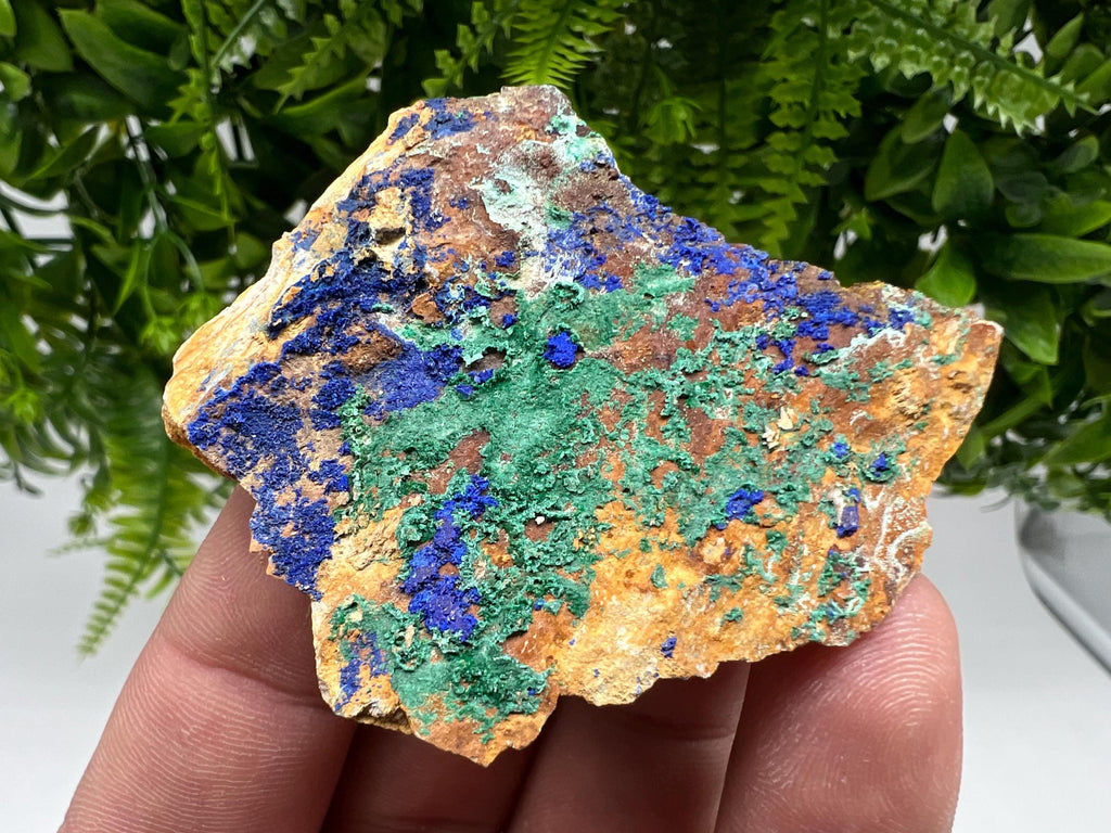 Azurite and Malachite,from Morocco,green minerals,Blue crystal,collection stone,home decor mineral,gift mineral,crystal Rare crystal mineral