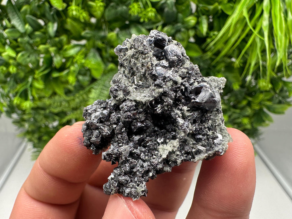 Collected Skeletal GALENA,Sphalerite,Quartz,Calcite from Krushev dol mine,Madan,Bulgaria,natural,collectible mineral specimen home decor