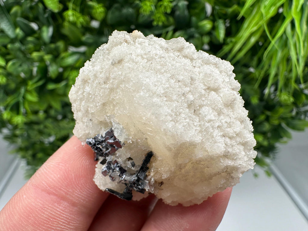 Bulgarian Calcite Cluster on Matrix: Natural Mineral Souvenir
