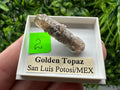 Golden Topaz Crystal, Mineral Specimen from Mexico