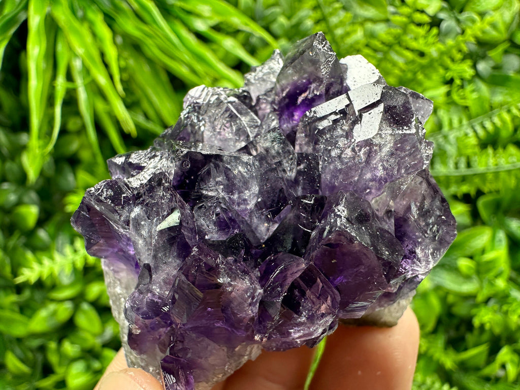 Uruguay Amethyst Cluster: Natural Purple Quartz Crystal, Home Decor
