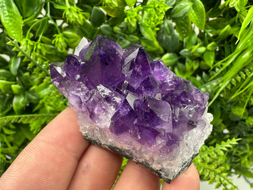 Uruguay Amethyst Cluster: Purple Quartz Crystal, Home Decor