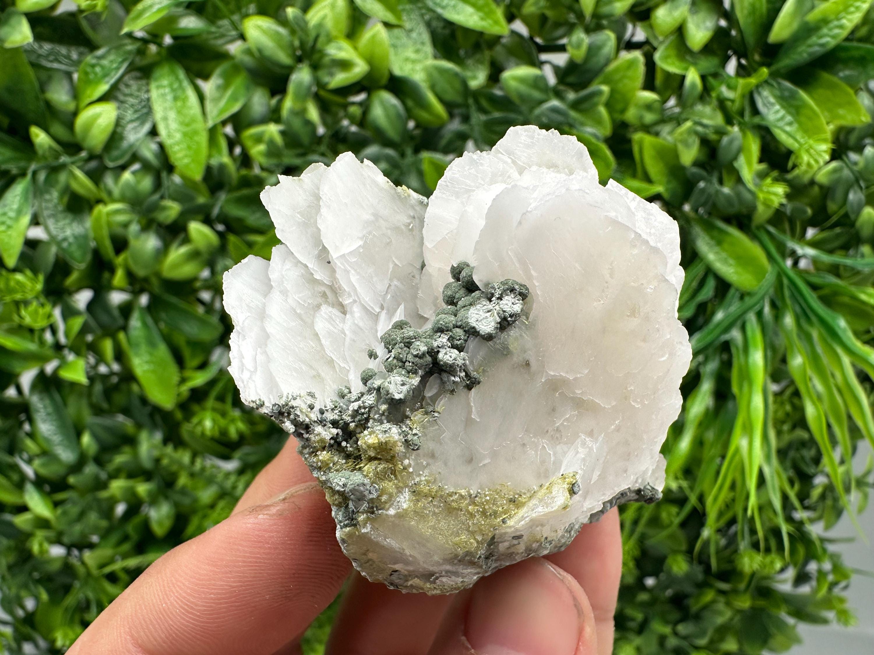 UV Mangano Calcite, Bulgaria Mineral Specimen, Home Decor Gift