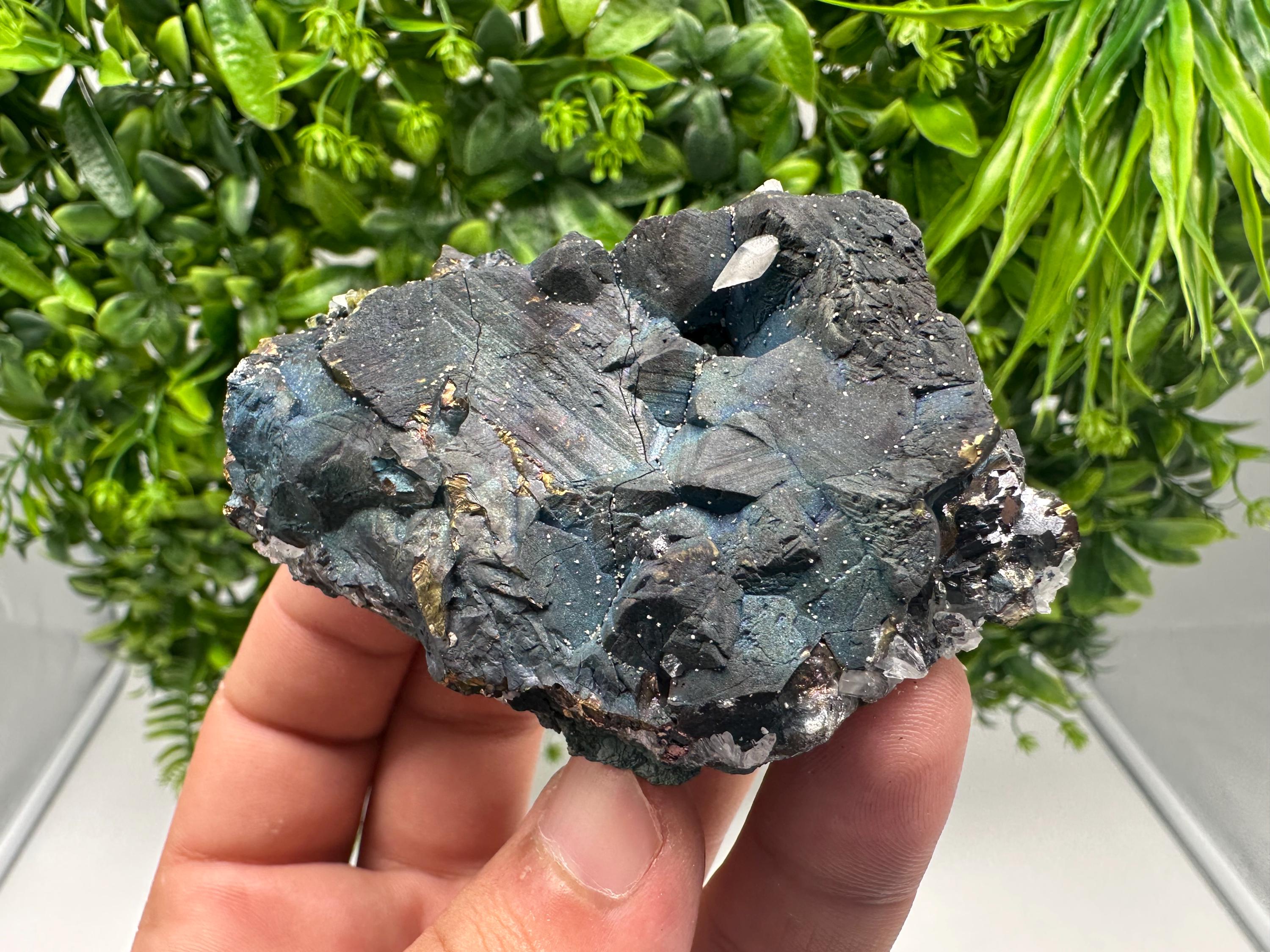 Chalcopyrite Bornite Covelline Mineral Specimen: Djurcovo Mine, Bulgaria