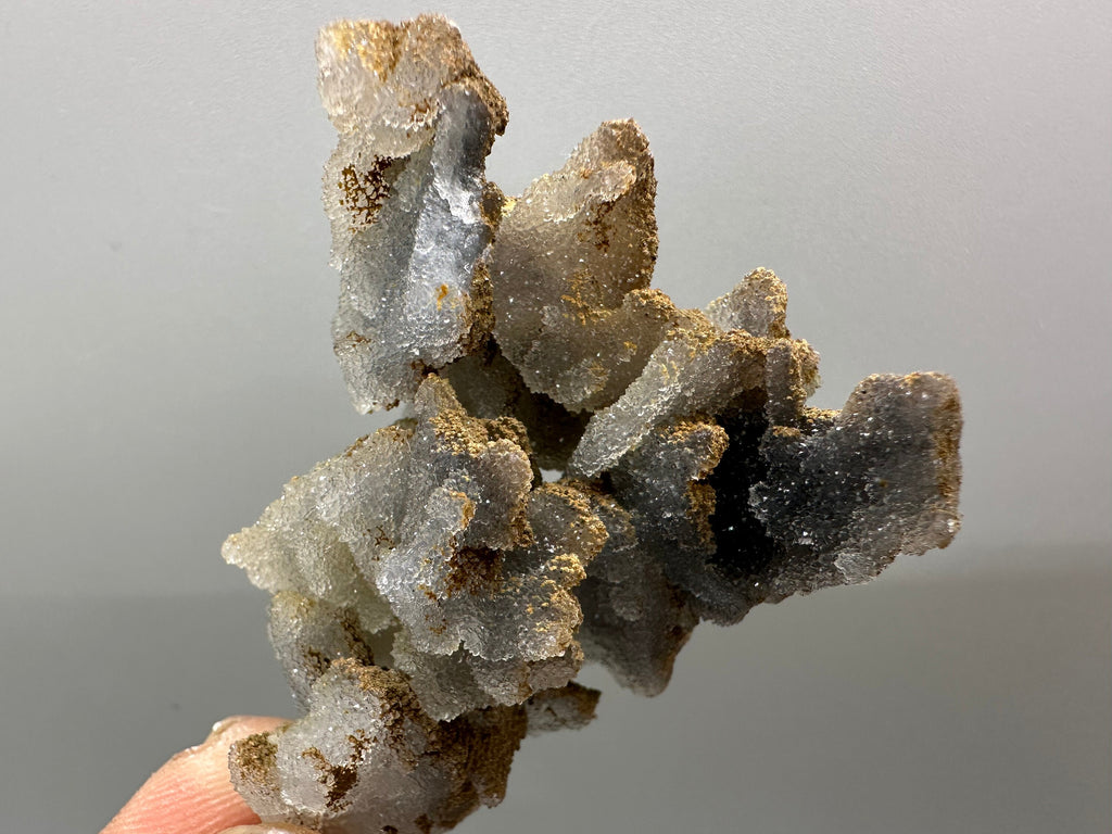 Chlorite Chalcedony Quartz Cluster, Madan Bulgaria Mineral Specimen