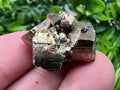 Rainbow Pyrite with Calcite, Natural Crystal Mineral Souvenir, Bulgaria