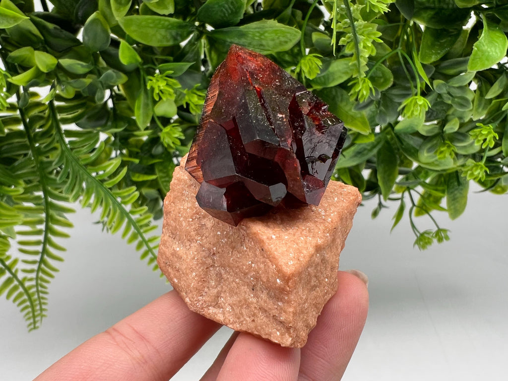 Orange-Brown Arcanite Mineral Specimen, Santa Ana Tin Mine