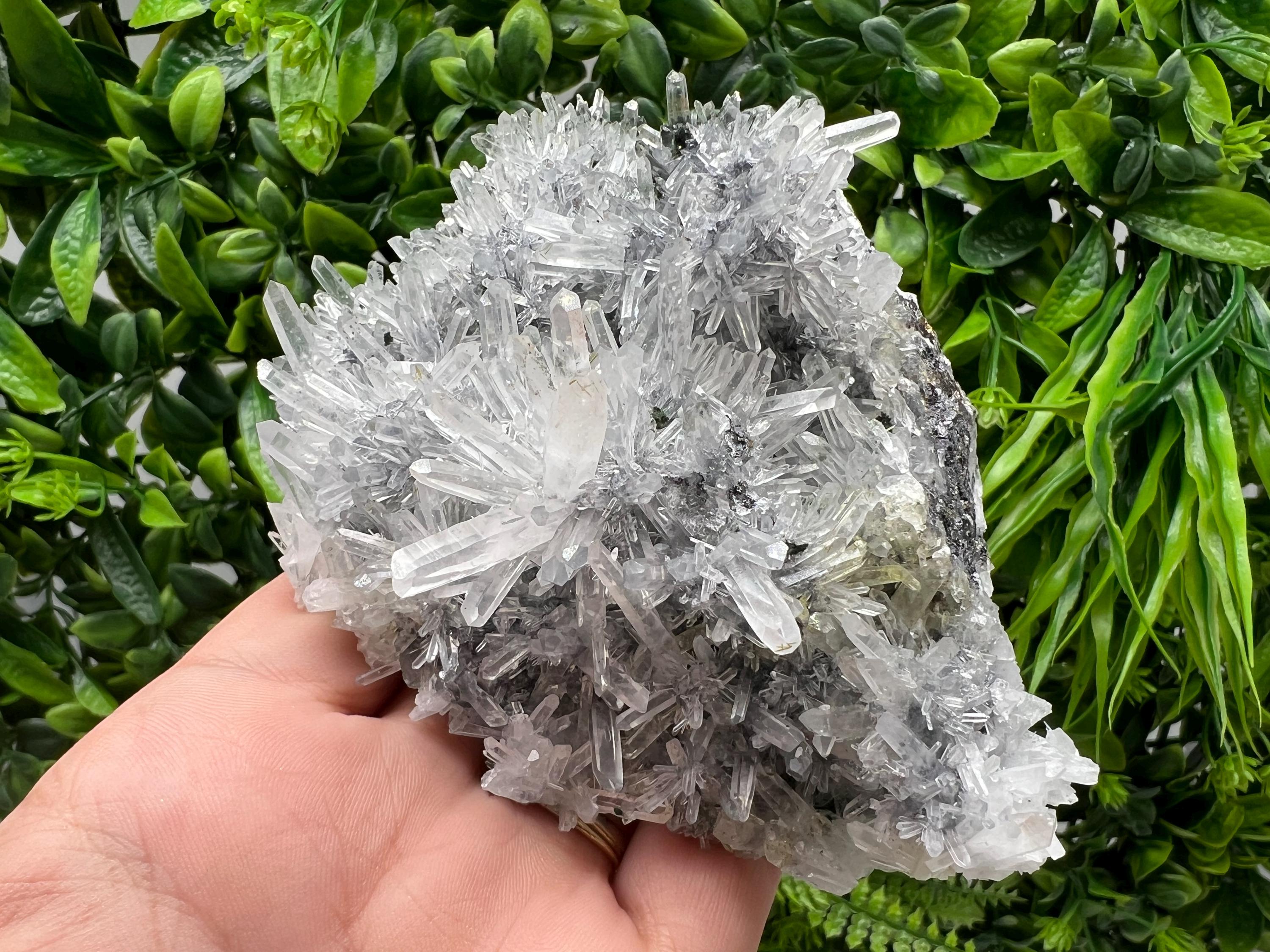 Stunning Transparent Quartz,from Borieva mine,natural collection mineral specimen rare crystal,home decor crystal,quartz cluster,Quartz,gift
