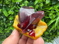 XXL Laboratory Pruskite Ruby Crystal on Matrix