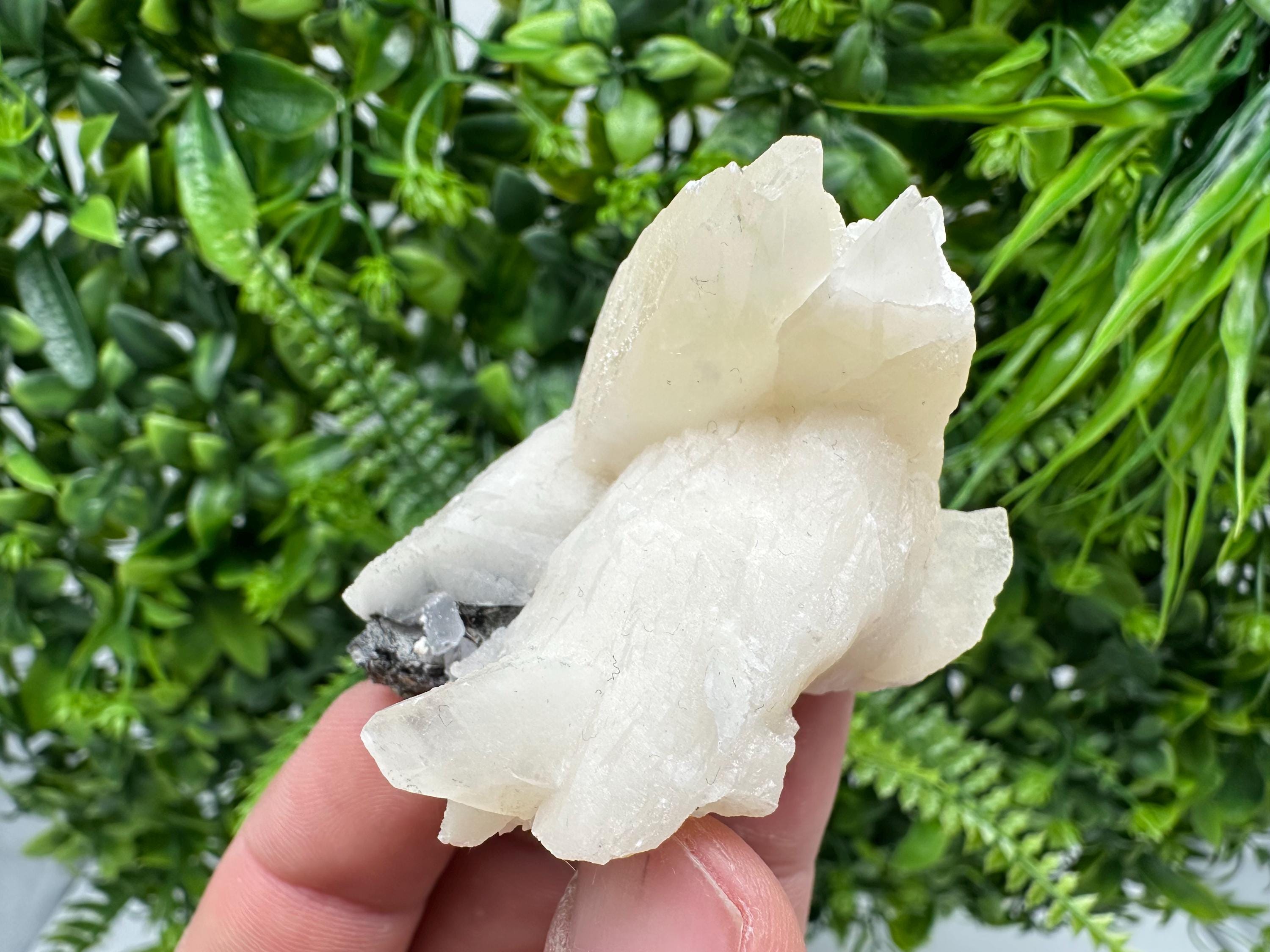 Calcite on Aragonite: Djurcovo Mine, Bulgaria Healing Crystal