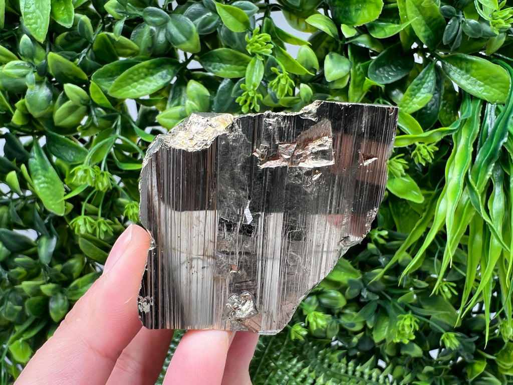 Rare Crystallized Rainbow Pyrite Cluster, Borieva Mine, Bulgaria