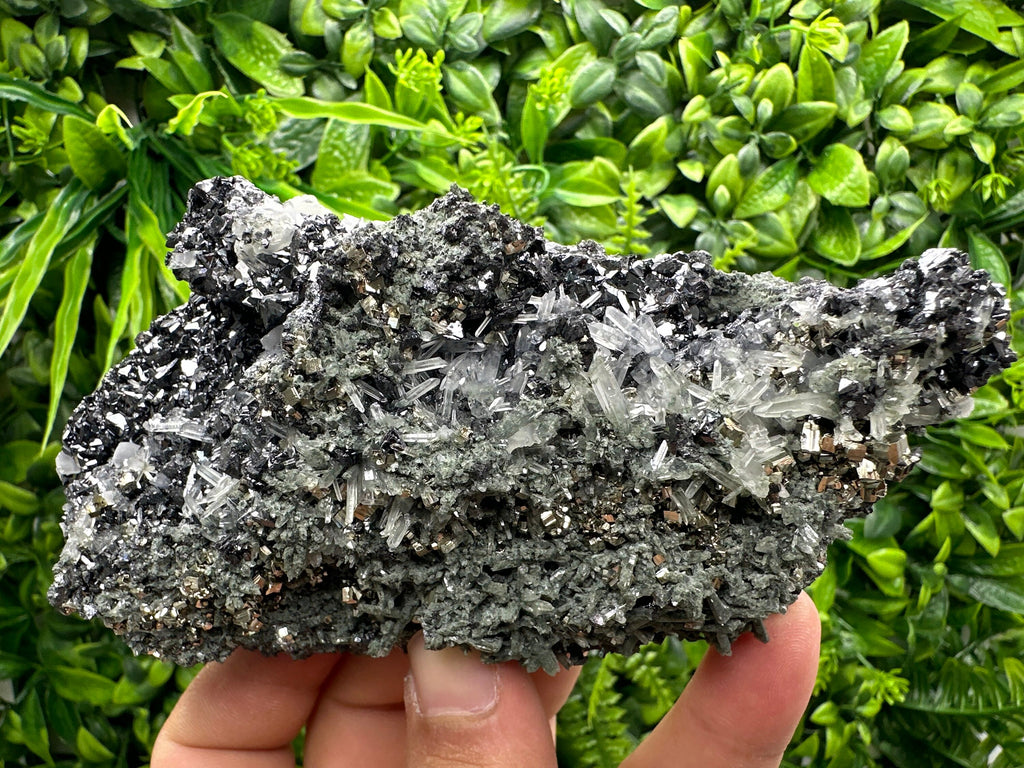 Pyrite Sphalerite Quartz Cluster with Chlorite, Borieva Bulgaria