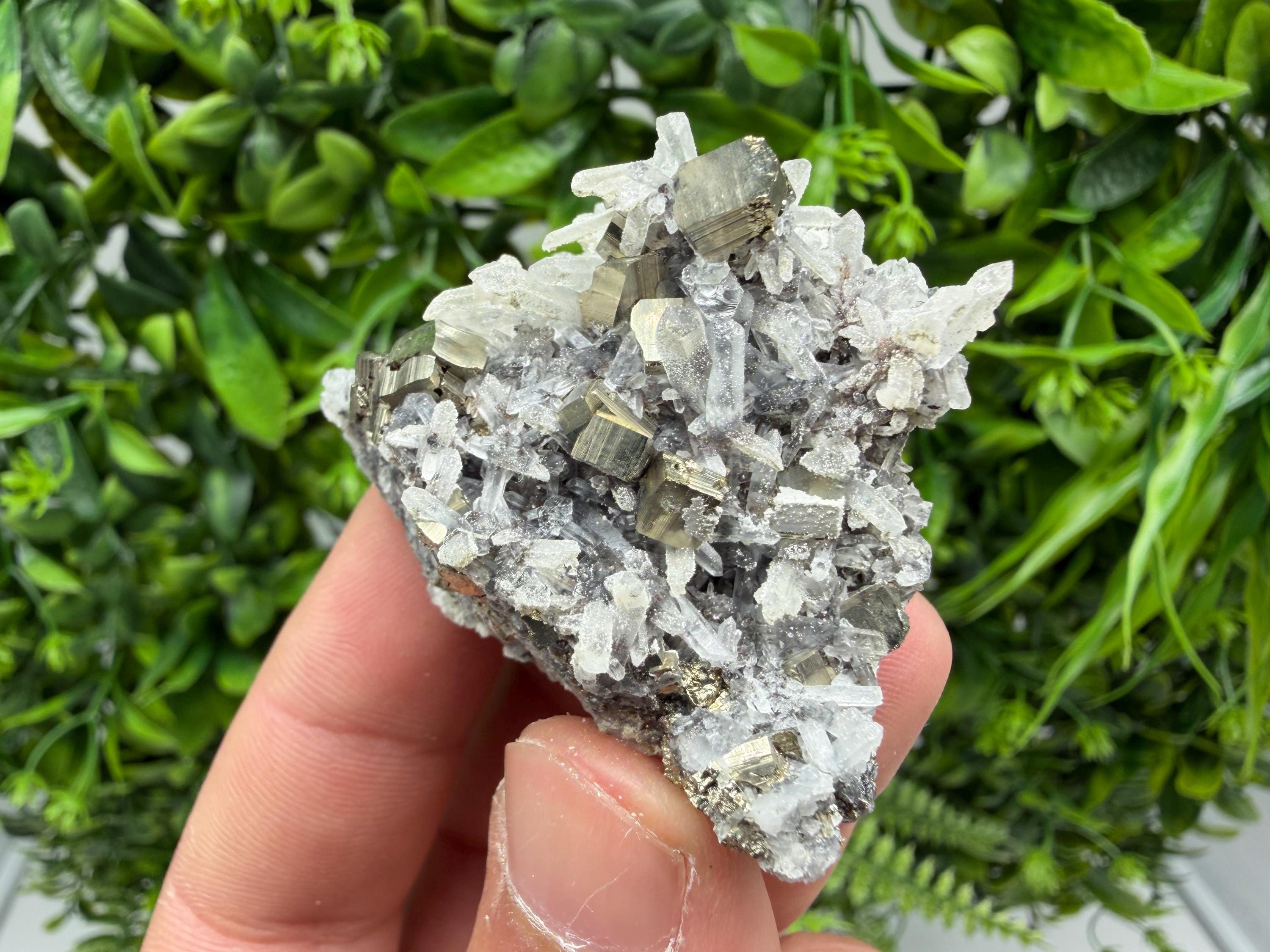 Pyrite Sphalerite Quartz  Mineral Specimen, Krushev dol Mine