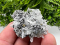 Sphalerite Chalcopyrite on Green Quartz with Hematite, Bulgaria Mineral Specimen