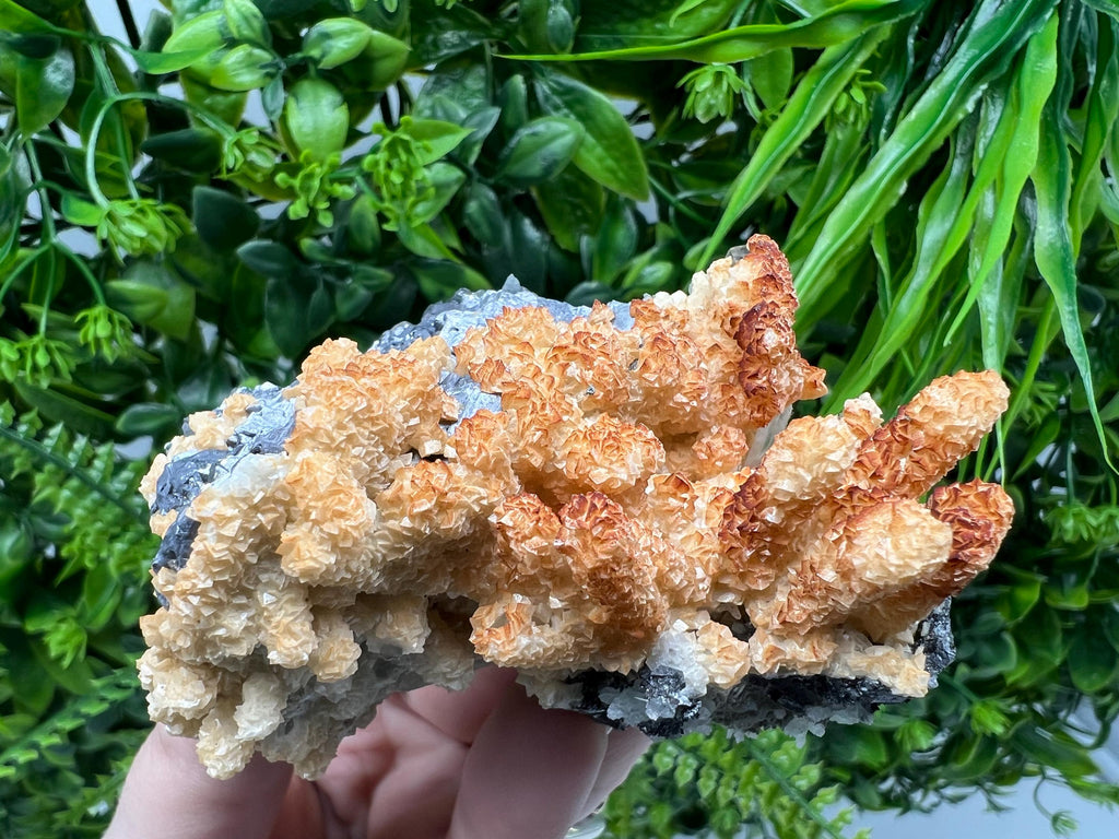 Spinel Law Galena, Quartz, Calcite Mineral Specimen, Home Decor Stone