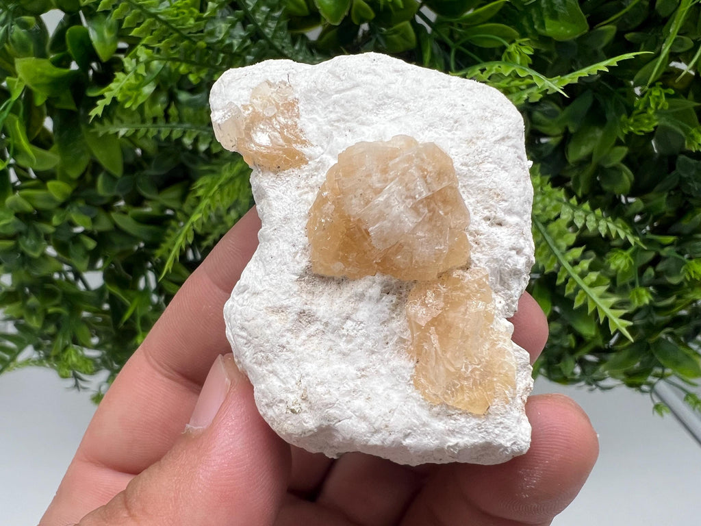 Rare Heulandite Apophyllite Cluster: Gold Minerals from Puna, India