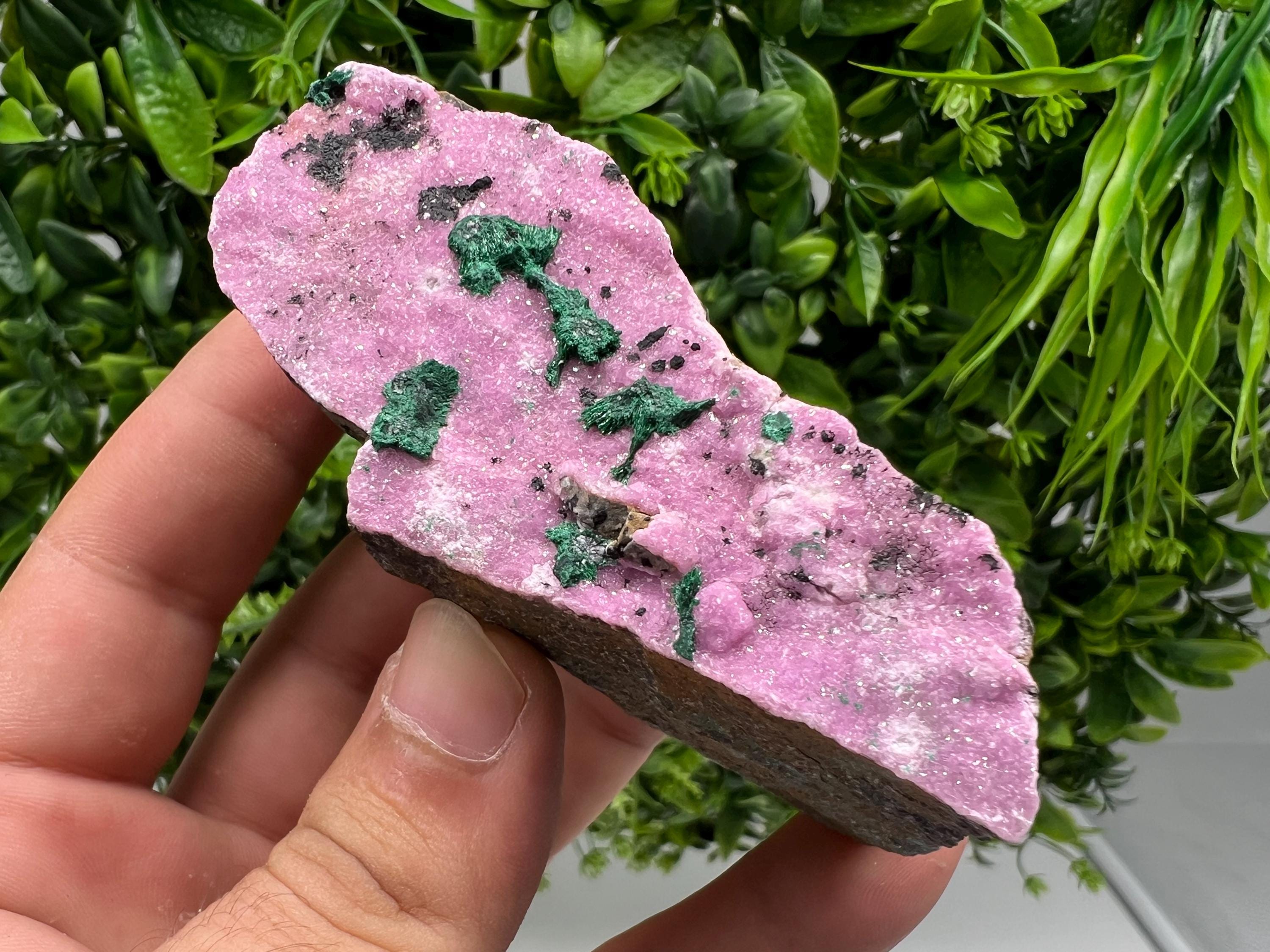 Cobalto Calcite Crystal: Congo Mineral Specimen, Pink Stone